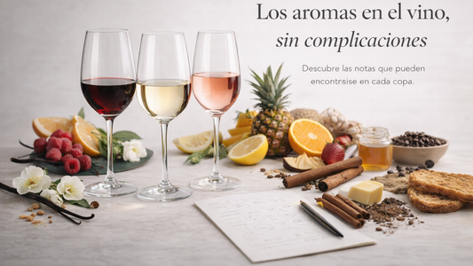 Guía breve de aromas del vino para principiantes