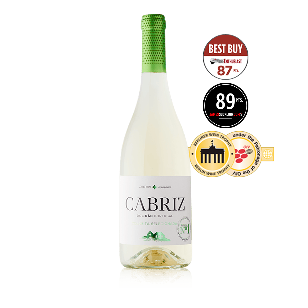 Vino Blanco de Dao, Portugal Cabriz Colheita Selecionada con medallas