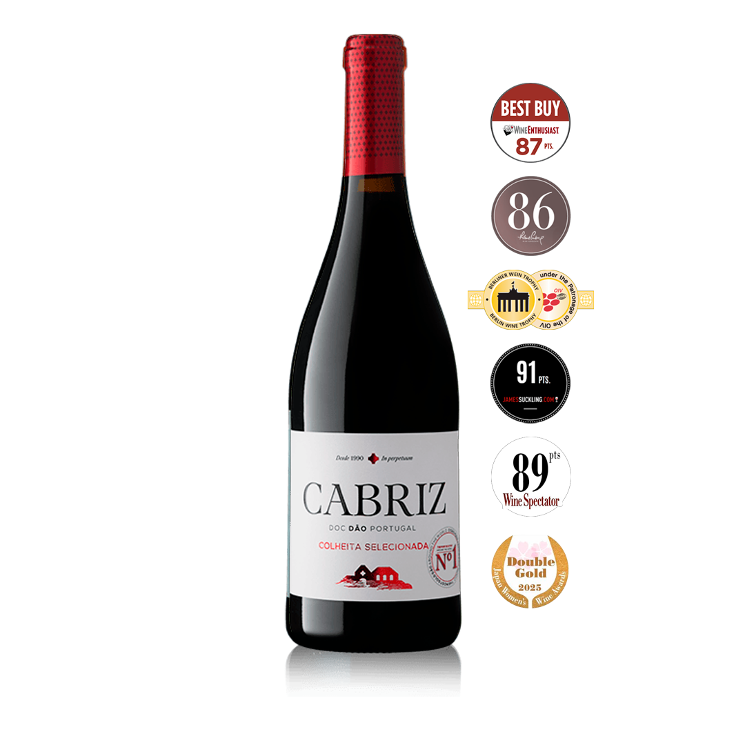 Vino Tinto de Dao, Portugal Cabriz Colheita Selecionada con medallas