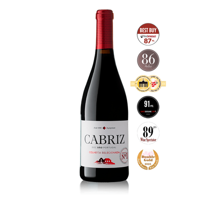 Vino Tinto de Dao, Portugal Cabriz Colheita Selecionada con medallas