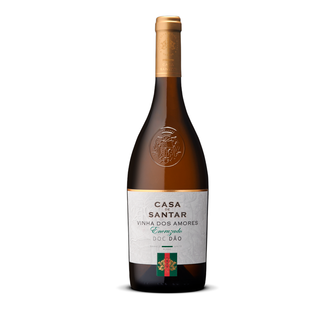 Vino Blanco de Dao, Portugal Casa de Santar Encruzado con reconocimientos.